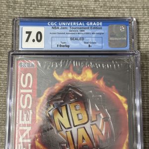 NBA Jam T.E. (Sega, 1995) Brand New Factory Sealed CGC Graded 7.0