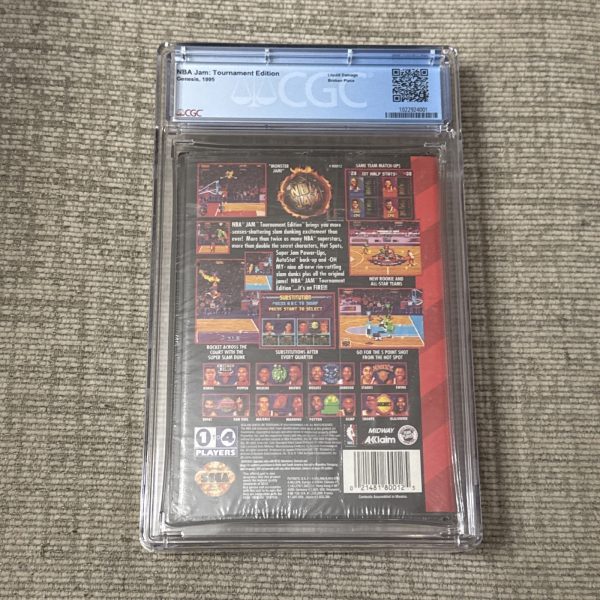 NBA Jam T.E. (Sega, 1995) Brand New Factory Sealed CGC Graded 7.0