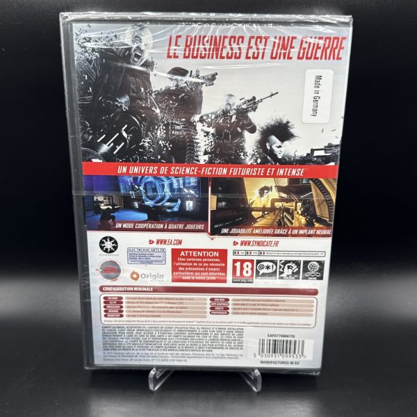 Syndicate (PC DVD-ROM, 2012) Sci-Fi/Action Game EA New Sealed FR
