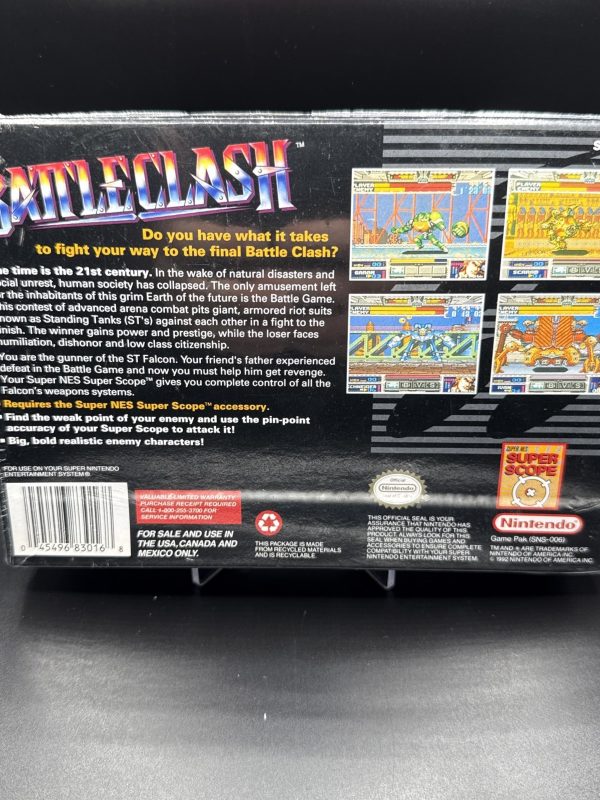 Battle Clash (SNES) Super Nintendo Brand New Sealed Plastic Wear BNIB Authentic