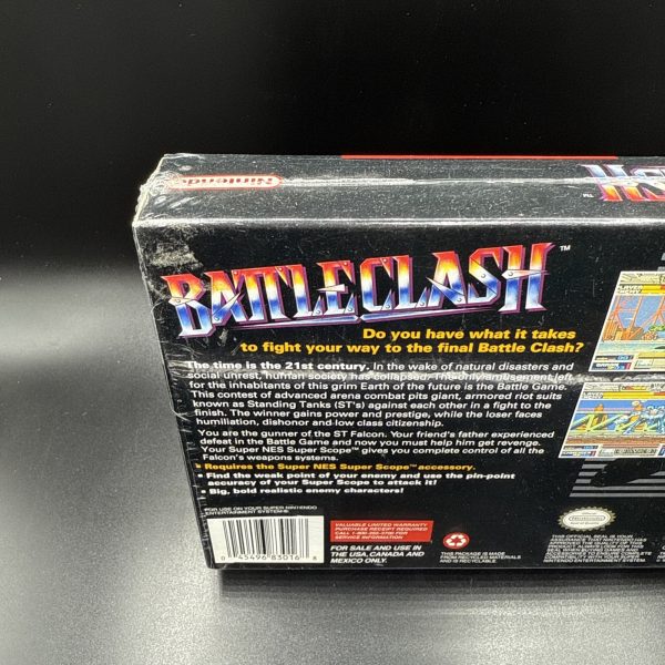Battle Clash (SNES) Super Nintendo Brand New Sealed Plastic Wear BNIB Authentic