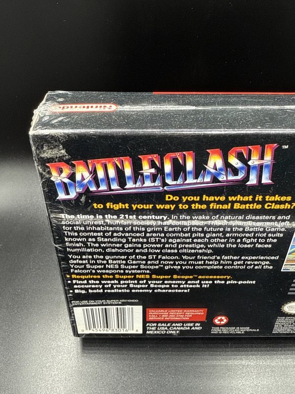 Battle Clash (SNES) Super Nintendo Brand New Sealed Plastic Wear BNIB Authentic