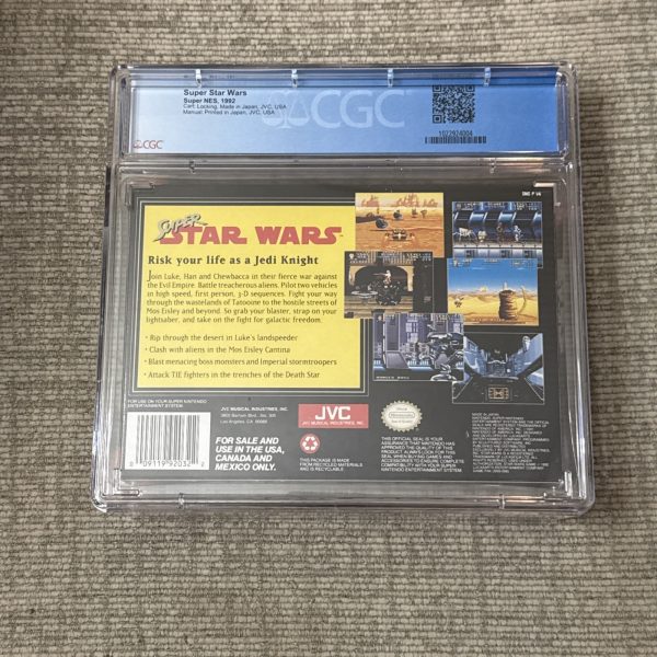Super Star Wars - Super Nintendo Snes - CIB Graded CGC 8.5 NOT WATA