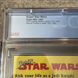 Super Star Wars - Super Nintendo Snes - CIB Graded CGC 8.5 NOT WATA