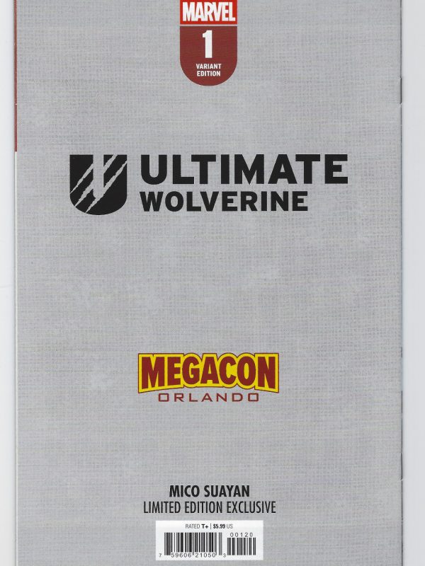 Ultimate Wolverine #1 Virgin Color MEGACON Signed Mico Suayan Chris Condon COA