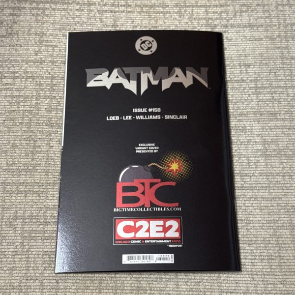 BATMAN #158 BATMAN/HUSH FOIL LOGO C2E2 2025 EXCLUSIVE SECRET DROP #2.