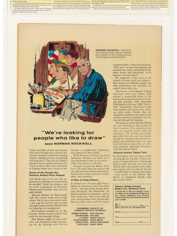 Amazing SPIDER-MAN #50 SS 1967 Stan Lee John Romita Signed Marvel Comics CGC 8.5