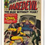 Daredevil #3 CGC Signature Series 8.0 Signed By Stan Lee "Origin & 1st App Owl"