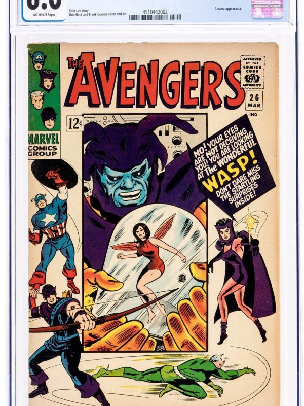Avengers #26 CGC 6.0 FN Attuma Appearance