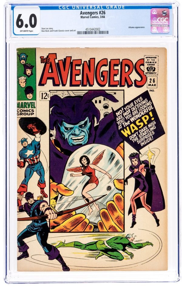 Avengers #26 CGC 6.0 FN Attuma Appearance