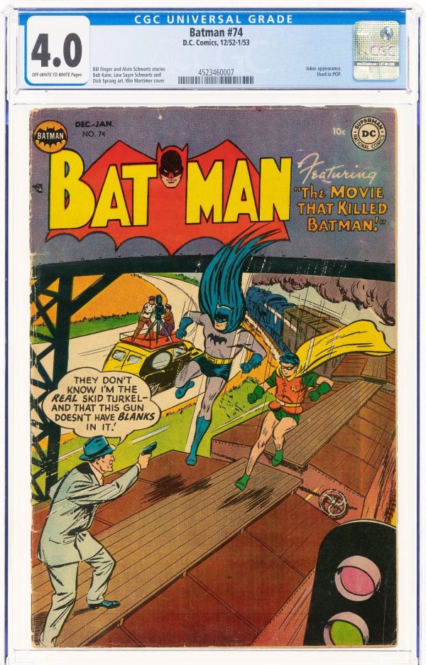 Batman #74 (DC, 1952) CGC VG 4.0 Off-white to white pages