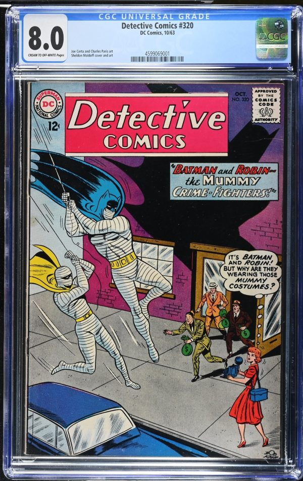 Detective Comics #320 (1963) - CGC 8.0 - Mummy Batman Cover - Silver Age