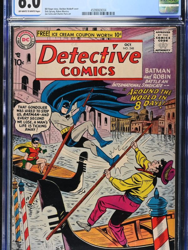Detective Comics #248 DC Comics 1957 Batman CGC 6.0 Sheldon Moldoff Cover