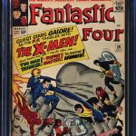 Fantastic Four #28 (1964) 1st X-Men Crossover CGC 5.5 Puppet Master & Tinker App