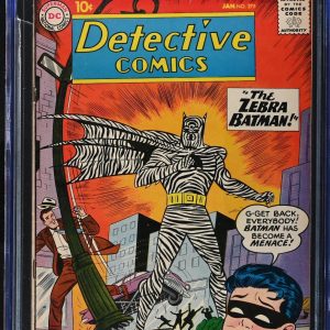 1960 Detective Comics #275 CGC 7.0 1st App of Zebra Batman RARE Key Issue