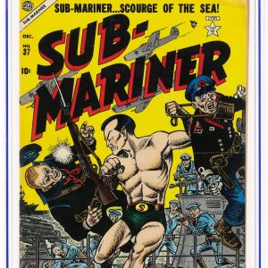 1954 Marvel Timely Comics Sub-Mariner #37 CGC 4.5 Namor Communist Cover