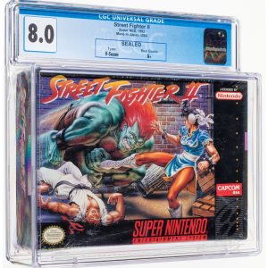 Street Fighter II - CGC 8.0 A+ Sealed [Made in Japan Early Production] SNES 1992