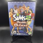 Sims 2: Double Deluxe (PC) Case & Manual With Sims 3 Showtime Expansion Disc