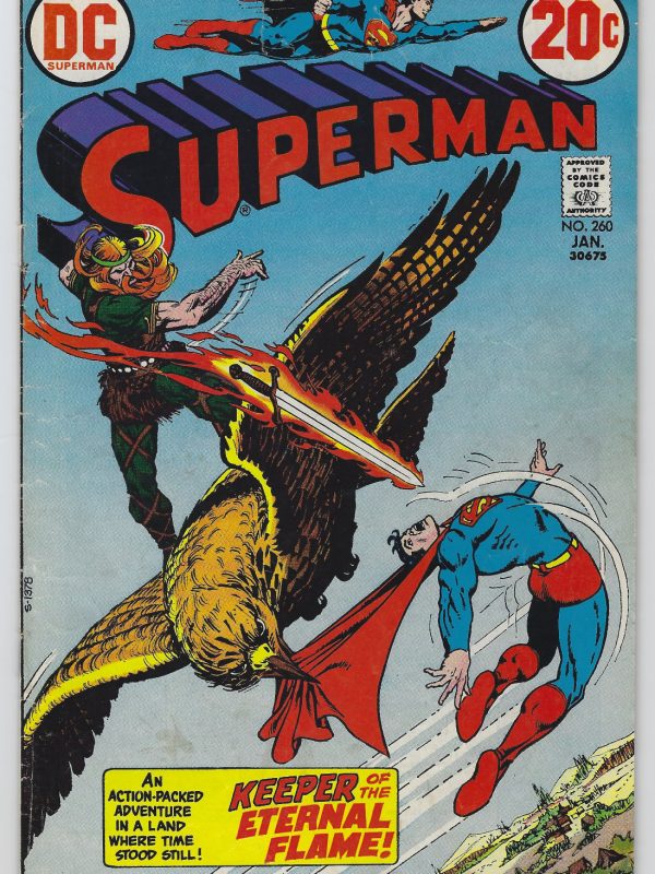 Superman 260 DC Comics General Zod Lex Luthor Morgan Edge Curt Swan 1973