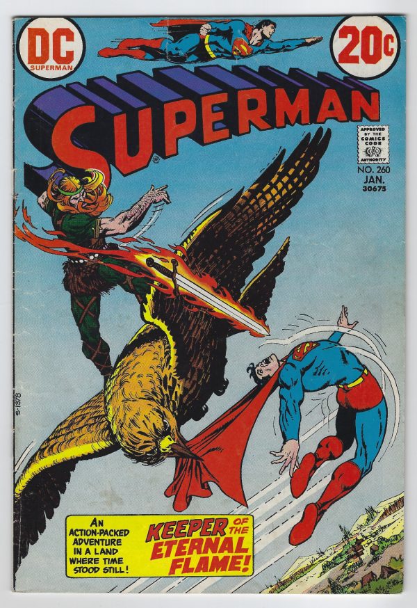 Superman 260 DC Comics General Zod Lex Luthor Morgan Edge Curt Swan 1973