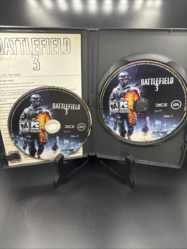 Battlefield 3 (Windows PC, 2011) 2 DVD set EA Games