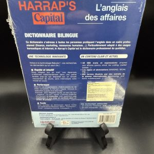 LOGICIEL L’ANGLAIS DES AFFAIRES HARRAP’S CAPITAL PC CD ROM FRANÇAIS ANGLAIS
