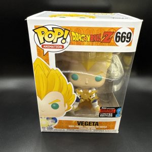 Funko POP! Animation: Vegeta #669 NYCC 2019 Exclusive Dragon Ball Z With Case