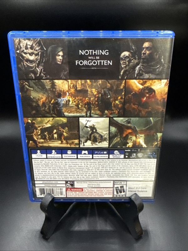 Middle Earth Shadow of War PS4 PlayStation 4 - Complete CIB Inserts Tested Works