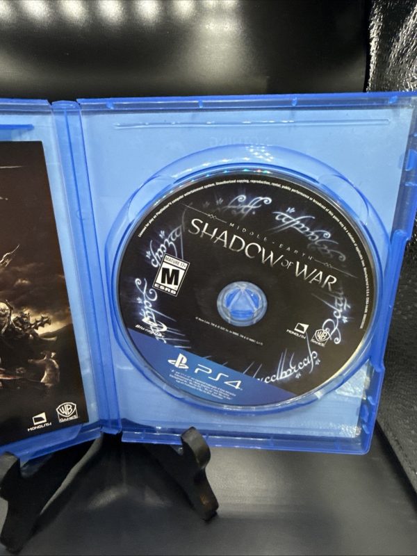 Middle Earth Shadow of War PS4 PlayStation 4 - Complete CIB Inserts Tested Works