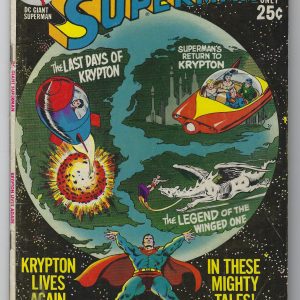 Superman #232 Return to Krypton! DC Comics Book VG+