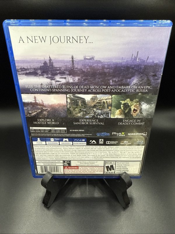 Metro Exodus PS4 W/ Poster - PlayStation 4
