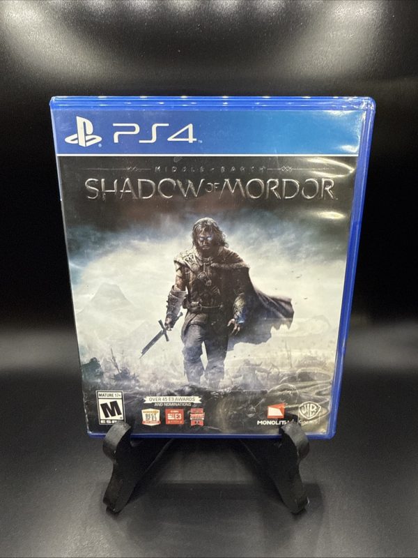 Middle Earth Shadow of Mordor Sony PlayStation 4 2014 PS4 CIB Game Case Manual