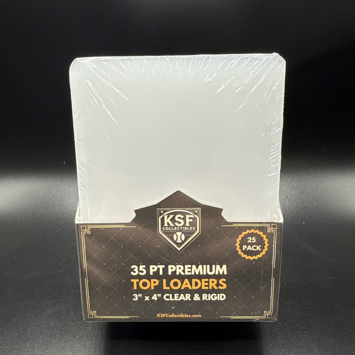 3" X 4" KSF PREMIUM Top Loaders 35pt Pack of 25 Toploaders Volume Discount