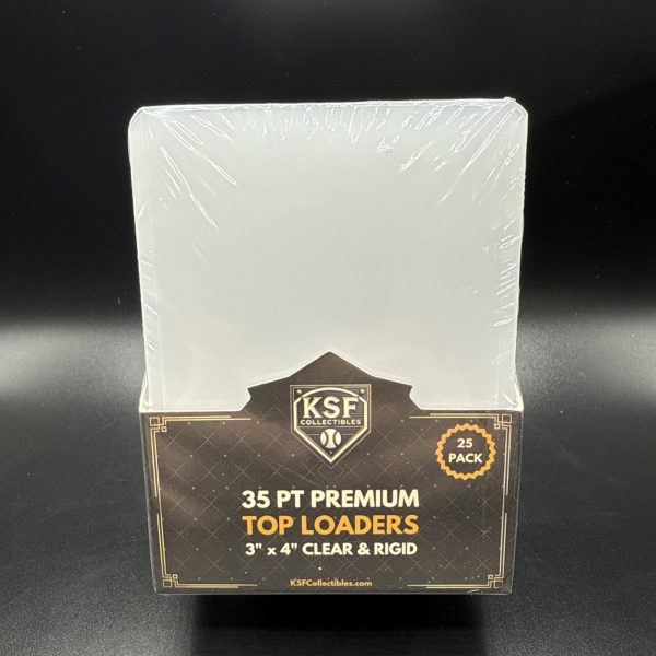 3" X 4" KSF PREMIUM Top Loaders 35pt Pack of 25 Toploaders Volume Discount