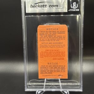 1952 World Series Game 1 Jackie Robinson WS HR # 1 Ticket Stub BECKETT 3 VG
