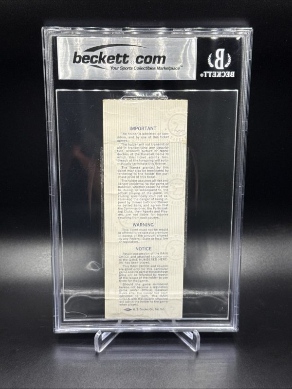 1979 WORLD SERIES Game 4 Ticket Stub Orioles Pirates Beckett 3 VG Stargell HR