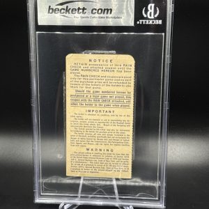 1955 World Series Game 3 Ticket Dodgers Yankees Mantle WS HR#5 Beckett 6 EX-MT