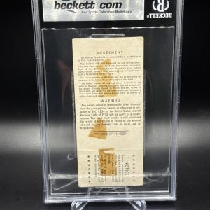 1963 MLB All Star Game Ticket Stub Cleveland Stadium Willie Mays MVP Beckett 3