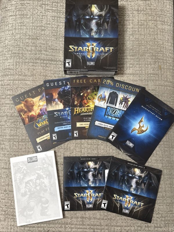 STARCRAFT 2 II LEGACY OF THE VOID (PC Windows/Mac Complete CIB with Inserts