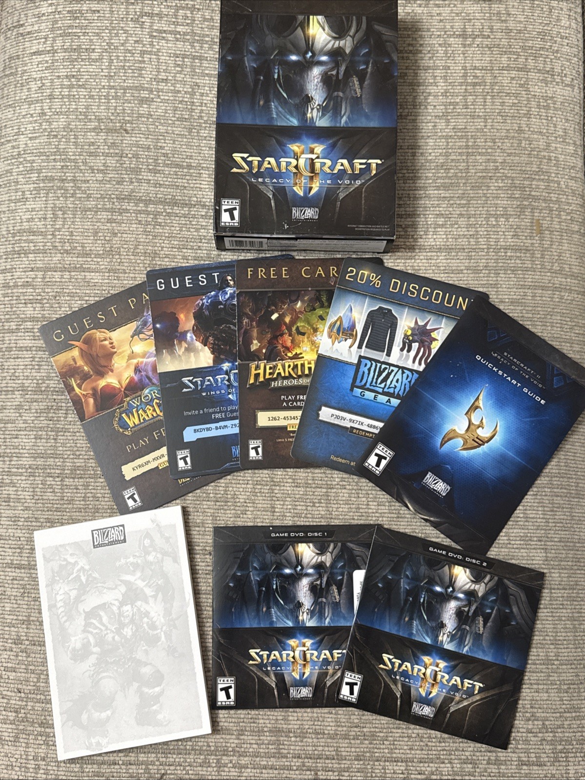 STARCRAFT 2 II LEGACY OF THE VOID (PC Windows/Mac Complete CIB with Inserts