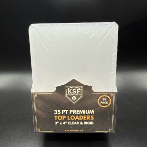 3" X 4" KSF PREMIUM Top Loaders 35pt Pack of 25 Toploaders Volume Discount
