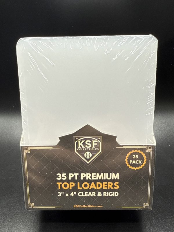 3" X 4" KSF PREMIUM Top Loaders 35pt Pack of 25 Toploaders Volume Discount