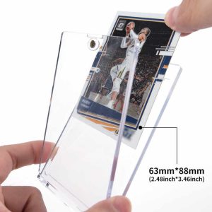 25 Pack Collectibles 35pt One Touch Magnetic Trading Card Holder UV Protection