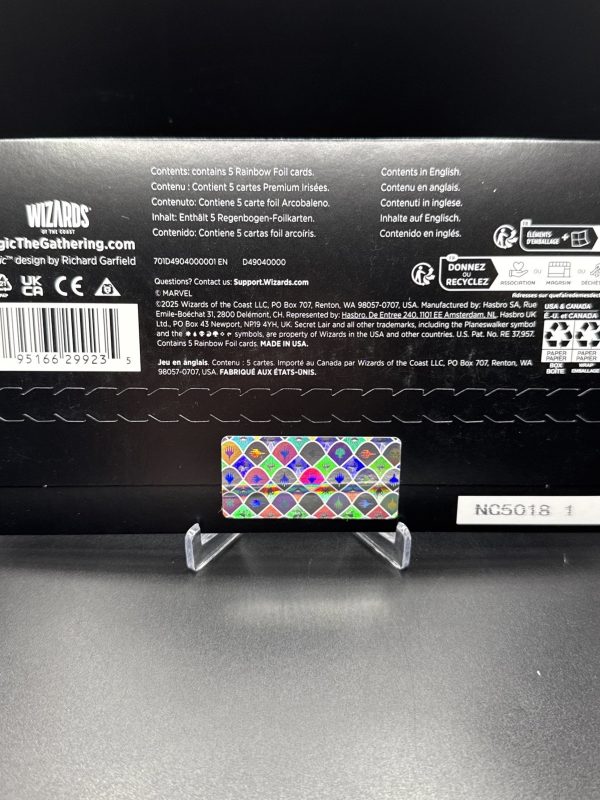 MTG Secret Lair x Marvel Deadpool Rainbow Foil Edition NEW SEALED
