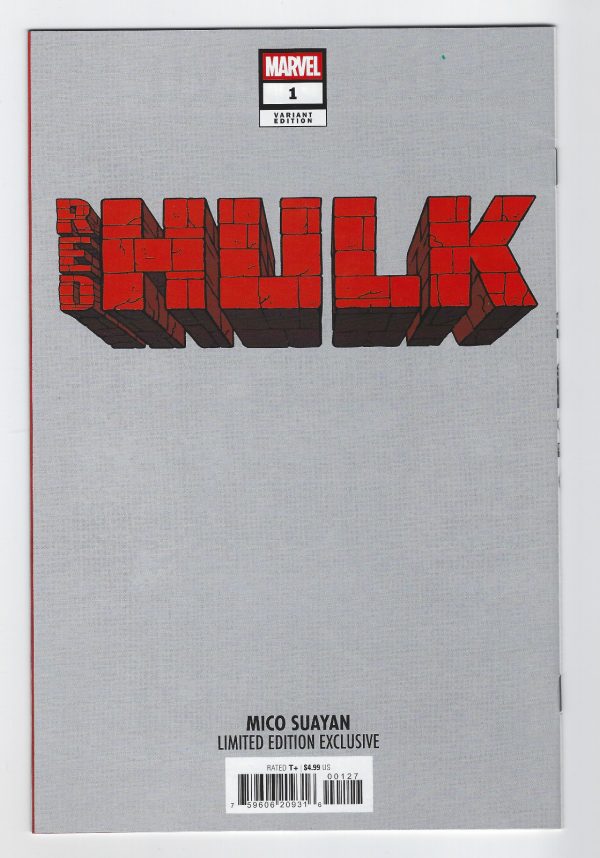 Red Hulk #1 C2E2 2025SECRET DROP Marvel Comics Mico Suayan Signed With COA NM/MT