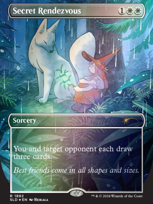 Magic the Gathering MTG Secret Lair - Adventures of the Little Witch (Foil) NEW