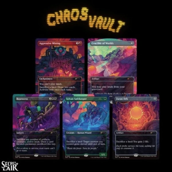 MTG Alien Auroras Chaos Vault Secret Lair, Non-Foil, SEALED New In-Hand