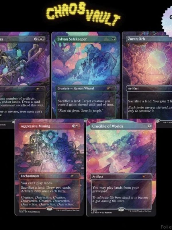 MTG Secret Lair Alien Auroras Galaxy FOIL - Sealed - SLD Secret Lair Chaos Vault