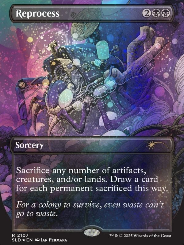 MTG Secret Lair Alien Auroras Galaxy FOIL - Sealed - SLD Secret Lair Chaos Vault