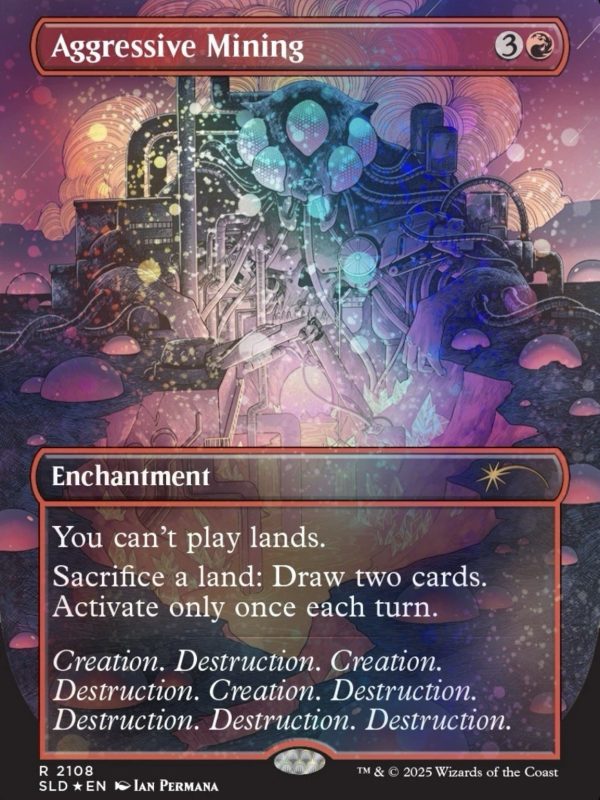 MTG Secret Lair Alien Auroras Galaxy FOIL - Sealed - SLD Secret Lair Chaos Vault